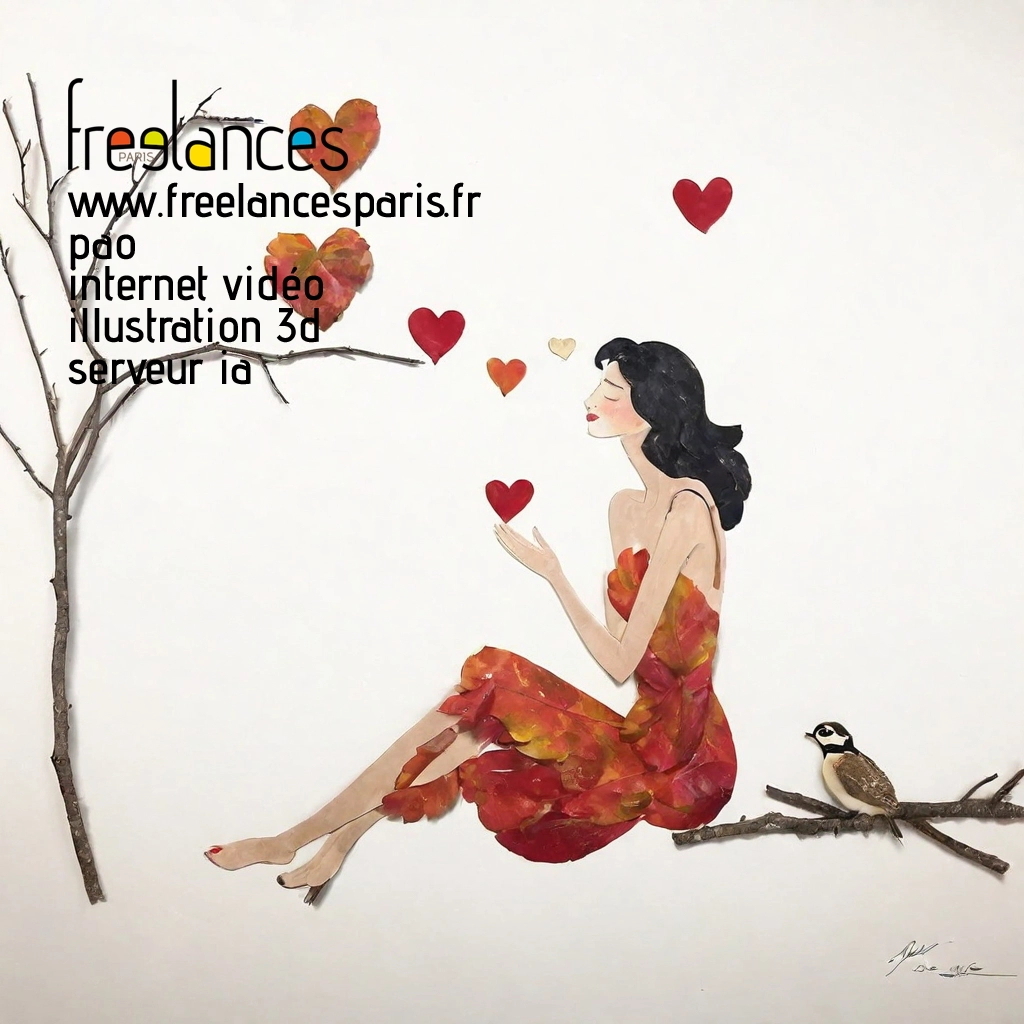 Pao mise en page internet vidéo illustration 3d serveur IA générative AI freelance paris studio de création magazines yrm7xck0